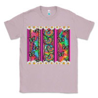 Lilac tie dye hearts and butterfly with flowers Classic Tee - Artiststas