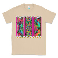 Mushroom tie dye hearts and butterfly with flowers Classic Tee - Artiststas