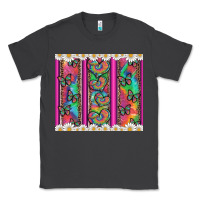 Smoke tie dye hearts and butterfly with flowers Classic Tee - Artiststas
