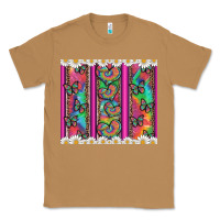 Toasted Coconut tie dye hearts and butterfly with flowers Classic Tee - Artiststas