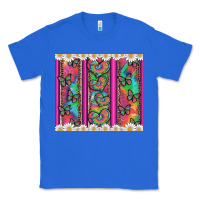 True Royal tie dye hearts and butterfly with flowers Classic Tee - Artiststas