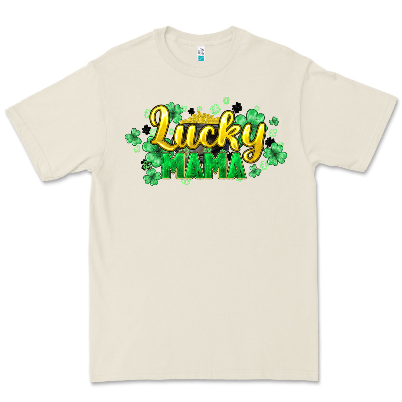 Lucky Mama Mother's Day Premium Tee by HowdyJamesFarm | Teevron