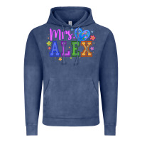 Vintage Denim mrs Vintage Hoodie - CowhideDigitalArt