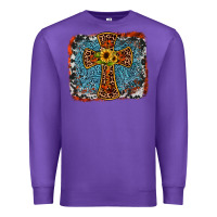 Purple western cross Premium Sweatshirt - JahusDesignShop
