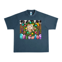 Midnight Navy Easter Bunny Tumbler Urban Heavy Tee - BundleAndBundleShop