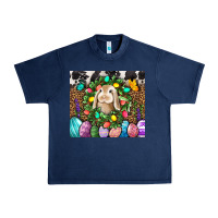 Navy Easter Bunny Tumbler Urban Heavy Tee - BundleAndBundleShop