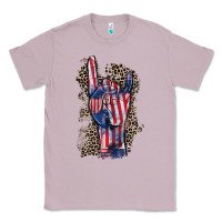 Lilac Freedom rock hand 4th of july Classic Tee - CowGirlArtShop