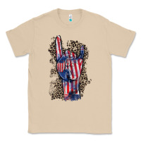 Mushroom Freedom rock hand 4th of july Classic Tee - CowGirlArtShop