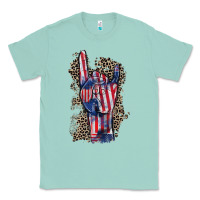 Seafoam Freedom rock hand 4th of july Classic Tee - CowGirlArtShop