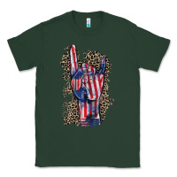 Sports Green Freedom rock hand 4th of july Classic Tee - CowGirlArtShop