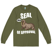 Army Green Seal nice Of Approval Long Sleeve Tee - Bettercallsaul
