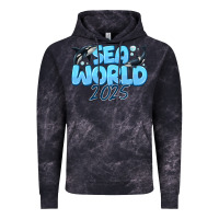 Cloud Black Sea World 2025 Vintage Hoodie - CowhideDigitalArt