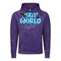 Cloud Purple Sea World 2025 Vintage Hoodie - CowhideDigitalArt