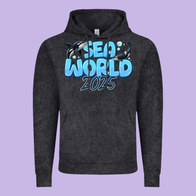 Sea World 2025 Vintage Hoodie Designed By Cowhidedigitalart