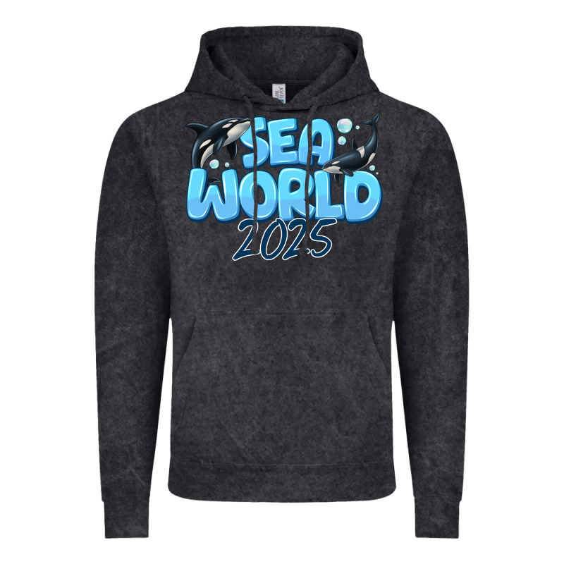 Sea World 2025 Vintage Hoodie by CowhideDigitalArt | Teevron