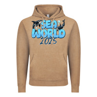 Vintage Coffee Sea World 2025 Vintage Hoodie - CowhideDigitalArt