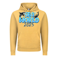 Vintage Mustard Sea World 2025 Vintage Hoodie - CowhideDigitalArt