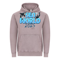 Vintage Zinc Sea World 2025 Vintage Hoodie - CowhideDigitalArt
