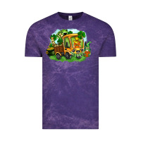 Cloud Purple truck saint patrick's day Vintage Tee - FaDigitalArtStudio
