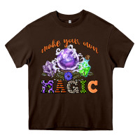 Chocolate Brown make your own magic Heavy Core Tee - CowGirlArtShop