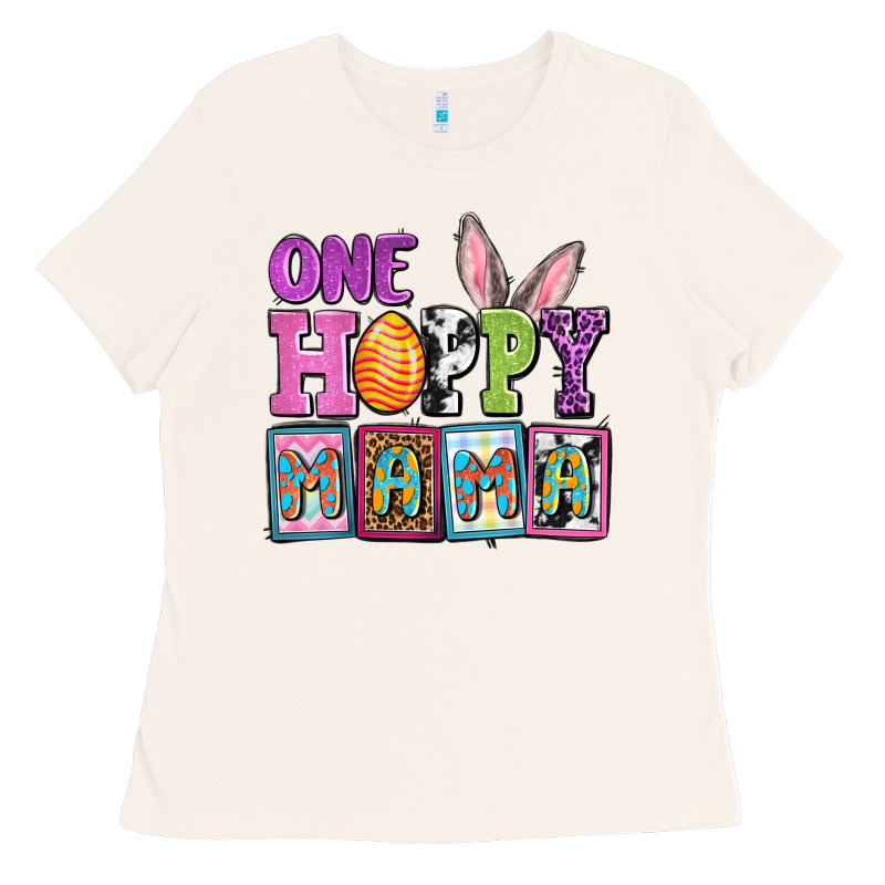 Easter Day One Hoppy Mama Ladies Tee by OliviaCreatesArt | Teevron