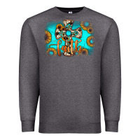 Charcoal Heather faith cross Premium Sweatshirt - JahusDesignShop