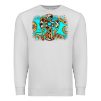 Dove Grey faith cross Premium Sweatshirt - JahusDesignShop