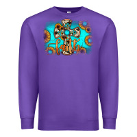 Purple faith cross Premium Sweatshirt - JahusDesignShop
