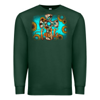 Sports Green faith cross Premium Sweatshirt - JahusDesignShop