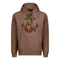 Chestnut western anchor Premium Hoodie - RacoonDesign