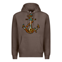 Coffee western anchor Premium Hoodie - RacoonDesign