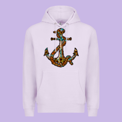 Western Anchor Premium Hoodie Designed By Racoondesign