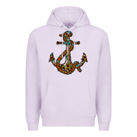 Lilac western anchor Premium Hoodie - RacoonDesign