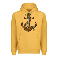 Mustard western anchor Premium Hoodie - RacoonDesign