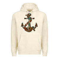 Sandshell western anchor Premium Hoodie - RacoonDesign