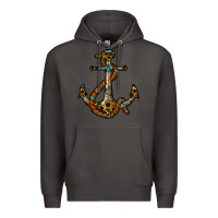 Smoke western anchor Premium Hoodie - RacoonDesign
