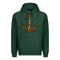 Sports Green western anchor Premium Hoodie - RacoonDesign