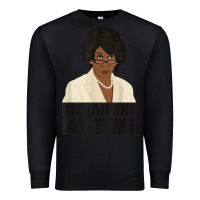 Black maxine reclaiming my time funny political quote t shirt Premium Sweatshirt - baoMotion