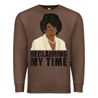 Chestnut maxine reclaiming my time funny political quote t shirt Premium Sweatshirt - baoMotion