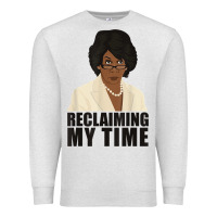 Oatmeal Heather maxine reclaiming my time funny political quote t shirt Premium Sweatshirt - baoMotion