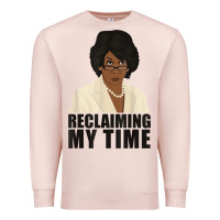 Pale Pink maxine reclaiming my time funny political quote t shirt Premium Sweatshirt - baoMotion
