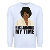 White maxine reclaiming my time funny political quote t shirt Premium Sweatshirt - baoMotion