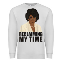 Dove Grey maxine reclaiming my time funny political quote t shirt Premium Sweatshirt - baoMotion