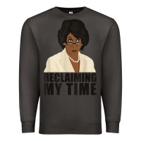 Smoke maxine reclaiming my time funny political quote t shirt Premium Sweatshirt - baoMotion