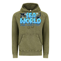 Vintage Olive Sea World Family Adventure 2025 Vintage Hoodie - CowhideDigitalArt
