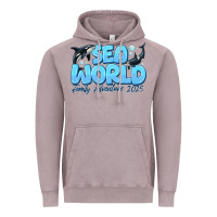 Vintage Zinc Sea World Family Adventure 2025 Vintage Hoodie - CowhideDigitalArt