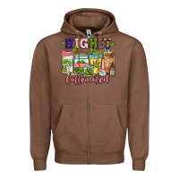Chestnut highly caffeinated Zipper Hoodie - JahusDesignShop