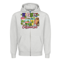 Dove Grey highly caffeinated Zipper Hoodie - JahusDesignShop
