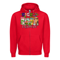 Red highly caffeinated Zipper Hoodie - JahusDesignShop