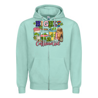 Seafoam highly caffeinated Zipper Hoodie - JahusDesignShop